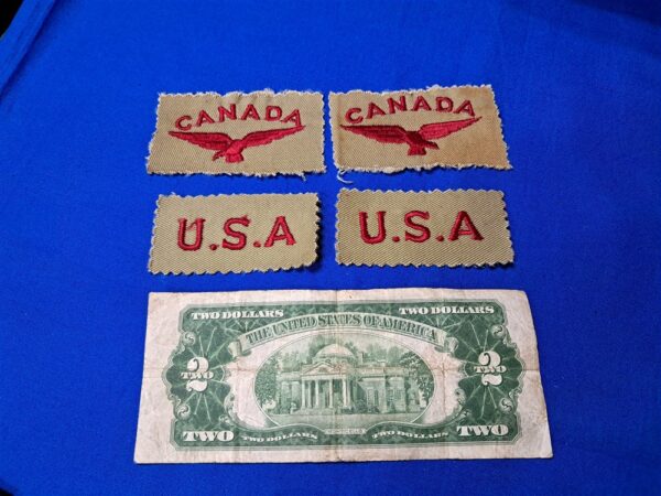 world-war-two-canadian-royal-air-force-volunteers-from-united-states-1940-shoulder-patch-title-set-canvas-summer-wear