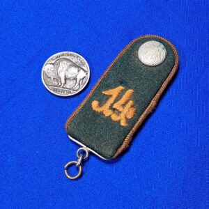 world-war-two-german-fob-for-time-piece-miniatrue-14th-artillery-excellent-detail-1930