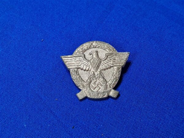 german-police-donation world-war-two-german-police-donations-pin-dated-1942-zinc-plated-with-original-pin