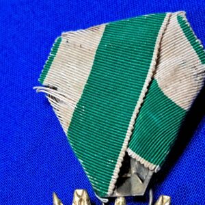 german-pre-world-war-one-veterans-membership-medal-saxon-local-town-with-ribbon-green-white-added-town-plate