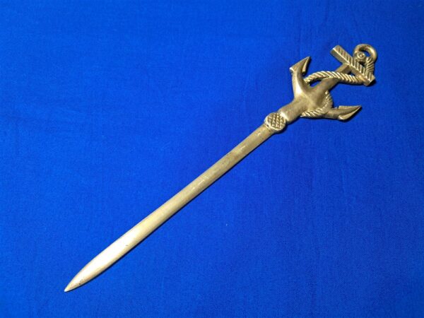 world-war-two-naval-brass-letter-opener-ship-made-from-old-shell-casings