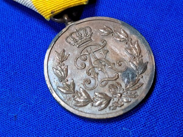 german-world-war-one-saxon-merit-medal-yellow-white-ribbon-august-original