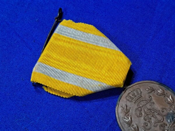 german-world-war-one-saxon-merit-medal-yellow-white-ribbon-august-original