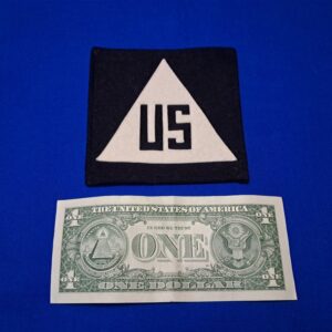 world-war-two-non-combatant-sleeve-patch-for-battlefield-use-and-identification-large-white-triangle-on-blue-felt