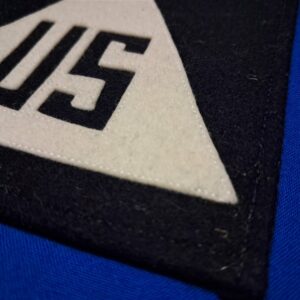 world-war-two-non-combatant-sleeve-patch-for-battlefield-use-and-identification-large-white-triangle-on-blue-felt