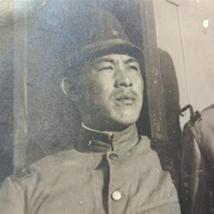 world-war-two-photograph-japanese-two-soliders-posing-aboard-ship-looking-into-distance