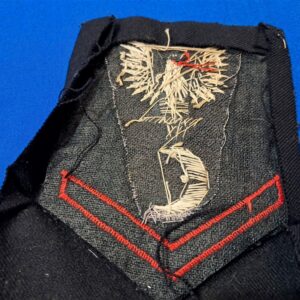 world-war-two-naval-chevron-petty-officer-3rd-class-in-dress-bullion-with-silver-eagle-and-red-felt-stripe