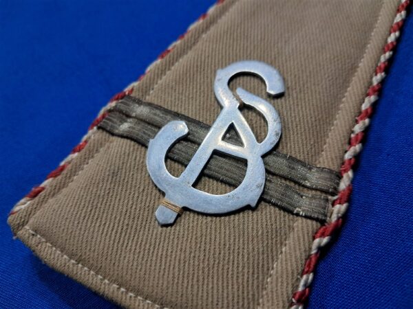 world-war-two-polish-shoulder-strap-for-army-cadet-with-s-p-markings-uniform-with-red-and-white-border-rope