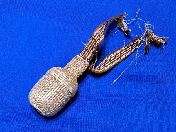 world-war-two-german-sword-portipee-end-knot-bullion-with-tri-color-base-end-no-strap-replacement-part-original