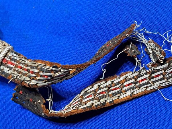 world-war-two-german-sword-portipee-end-knot-bullion-with-tri-color-base-end-no-strap-replacement-part-original