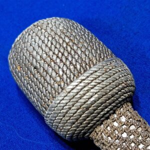 world-war-two-german-sword-portipee-end-knot-bullion-with-tri-color-base-end-no-strap-replacement-part-original