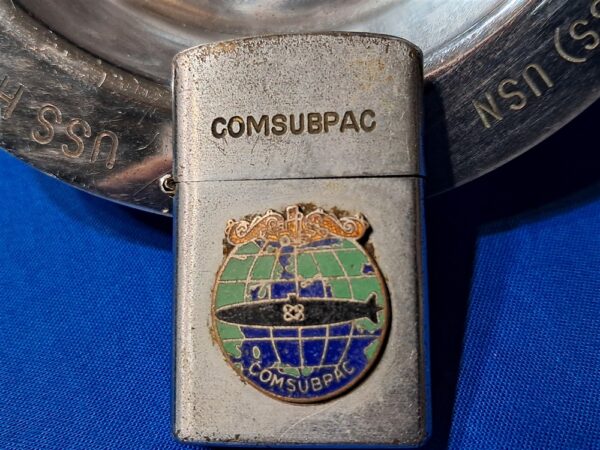 vietnam-war-cold-war-uss-halibut-grouping-of-items-ashtray-and-penguin-cigarete-starter-1960-to-1965-excellent-condition-named