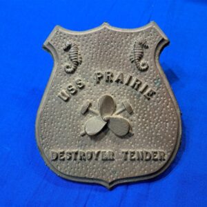 world-war-two-brass-plate-from-the-uss-prarie-destroyer-tender-fought-in-pacific-theater-battle-stars