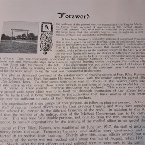 world-war-one-year-book-fort-riley-medical-training-camp-from-years-1918-to-1917-full-rosters-of-all-classes-and-nurses