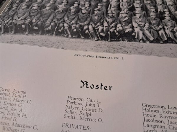 world-war-one-year-book-fort-riley-medical-training-camp-from-years-1918-to-1917-full-rosters-of-all-classes-and-nurses