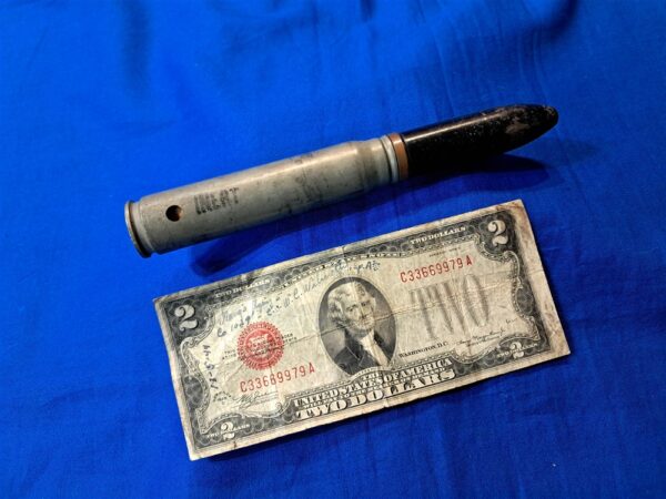 world-war-two-20-millimeter-dummy-round-training-dated-41-original-paint-steel-shell