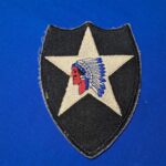 korean-war-era-blue-edge-cut-2nd-division-patch-color-indian