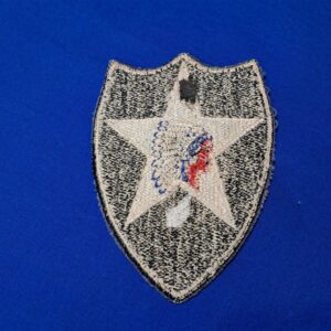 korean-war-era-blue-edge-cut-2nd-division-patch-color-indian