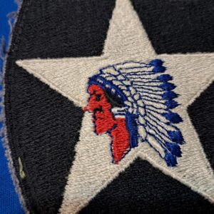 korean-war-era-blue-edge-cut-2nd-division-patch-color-indian