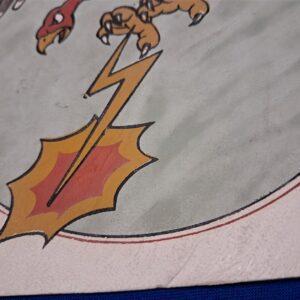 world-war-two-original-877-bombardment-squadron-patch-on-white-leather-screen-printed-from-scrapbook