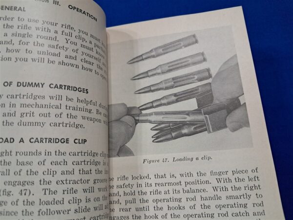korean-war-era-51-dated-field-manual-for-the-m-1-garand-rifle-with-photos