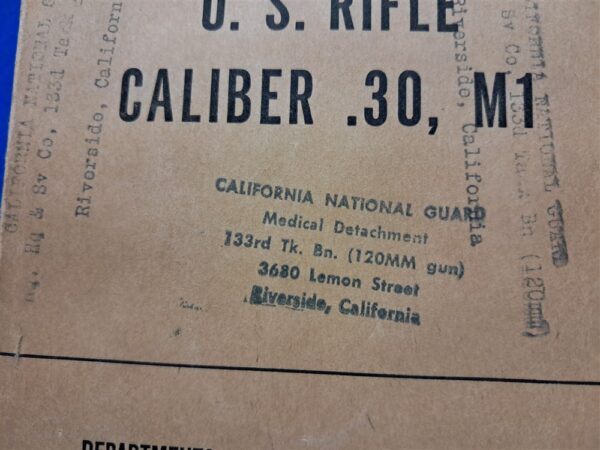 korean-war-era-51-dated-field-manual-for-the-m-1-garand-rifle-with-photos