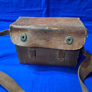 japanese-field-walkie-talkie-transceiver-with-carry-leather-case-and-strap-rare-missing-part-model-96-4