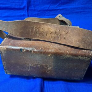 japanese-field-walkie-talkie-transceiver-with-carry-leather-case-and-strap-rare-missing-part-model-96-4