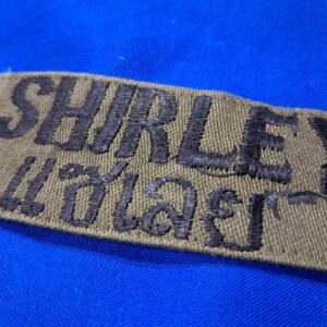 vietnam-theater-thai-name-tape-joke-shirley-kidding-original-uniform-removed