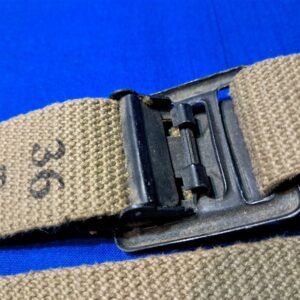 world-war-two-trouser-belt-enlisted-j-q-m-d-1943-datred-excellent-condiiton-field-dress-both