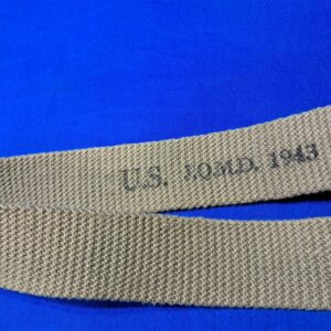 world-war-two-trouser-belt-enlisted-j-q-m-d-1943-datred-excellent-condiiton-field-dress-both