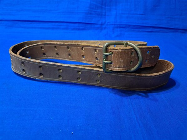 world-war-one-trouser-belt-made-from-1907-leather-sling-and-halter-buckle-excellent-conditon