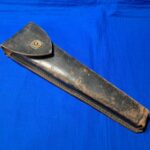 british-world-war-two-leather-grenade-launcher-spiget-pouch-late-for-44-pattern-with-1910-hooks