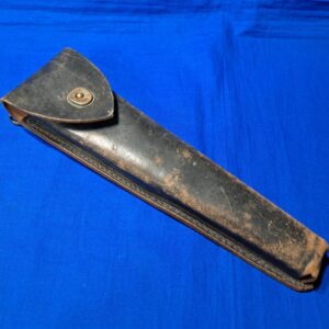 british-world-war-two-leather-grenade-launcher-spiget-pouch-late-for-44-pattern-with-1910-hooks