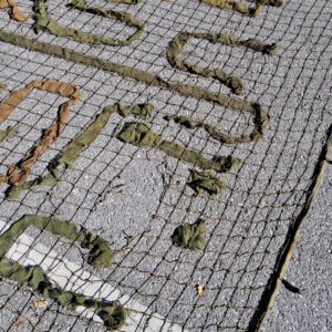 world-war-two-original-large-camouflage-netting-for-vehicle-or-weapon-pit-or-bunker-canvas-burlap-hooks-30-by-15