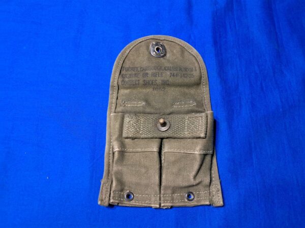 korean-war-1952-dated-m-1-carbine-pouch for-pistol-belt-with-loops