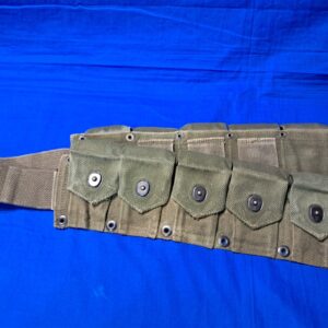 korean-war-cartridge-belt-for-m-1-rifle-30-caliber-1953-dated-used-nice-condition