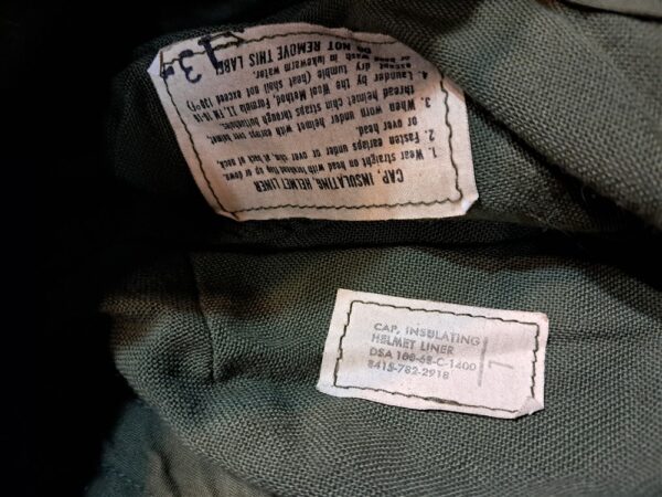 vietnam-war-era-cold-weather-helmet-insert-liner-worn-under-M-1