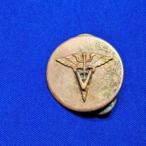 korean-war-era-collar-disc-veterinarian-enlisted-with-original clutches-tarnished-condition-used