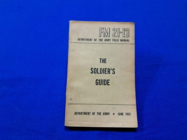 fm21-13-field-manual-basic-training-recruit-issue-1952-korean-war-soldiers-information