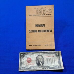 world-war-two 1945-dated-field-manual-for-the-use-and-care-of-the-older-systems-before-the-56-gear-was-released-fm21-15