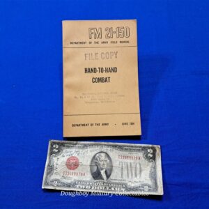 early vietnam-era-ranger-used-fm21-150-field-manual-for-hand-to-hand-combat-1954
