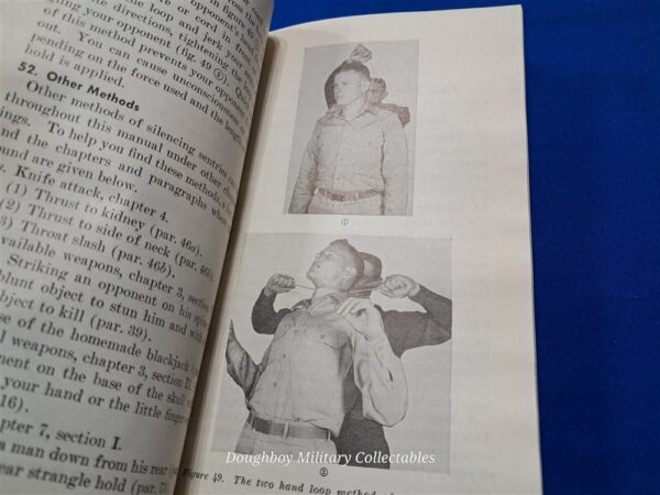early vietnam-era-ranger-used-fm21-150-field-manual-for-hand-to-hand-combat-1954