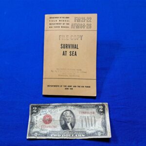 fm-21-22-survival-at-sea-field-manual-for-the-safety-if-abandoning-a-ship-or-stranded-excellent-condition