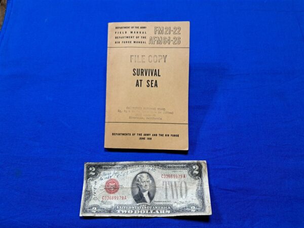 fm-21-22-survival-at-sea-field-manual-for-the-safety-if-abandoning-a-ship-or-stranded-excellent-condition