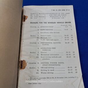 tm21-305-technical-manual-1956-dated-for-the-drivers-of-non-tracked-vehicles-105-pages-soflt-cover