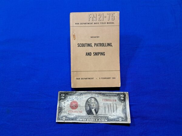 field-manual-1944-dated-for-sniping-patrolling-and scouting-missions-many-pages-pocket-size-world-war-two-book