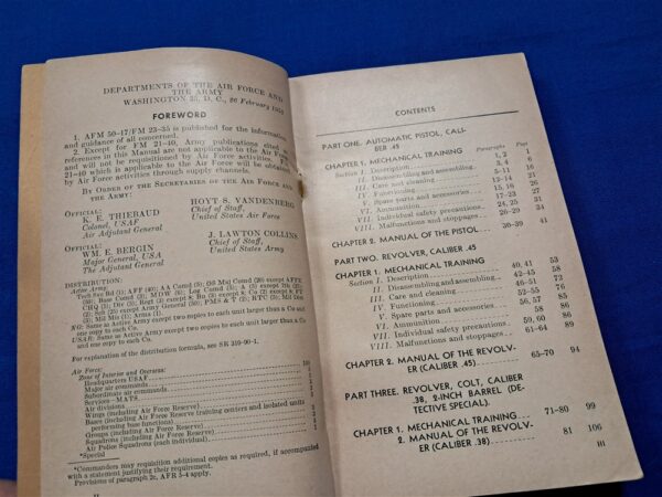 fm-23-35-field-manual-for-pistols-and-revolvers-dated-1953-lots-of-photos-and-break-downs-excellent-thick
