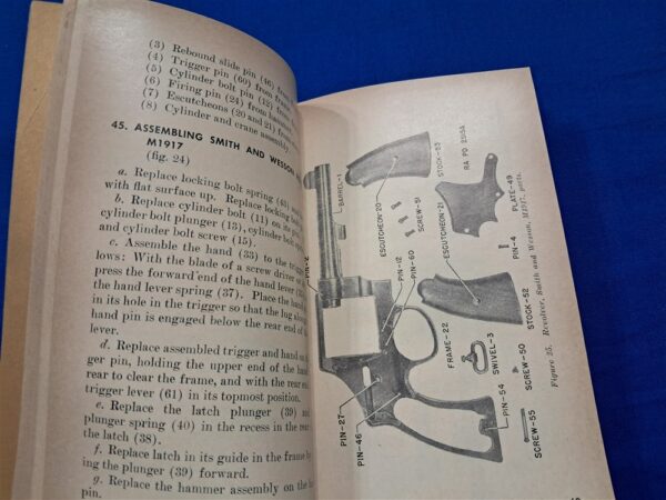 fm-23-35-field-manual-for-pistols-and-revolvers-dated-1953-lots-of-photos-and-break-downs-excellent-thick