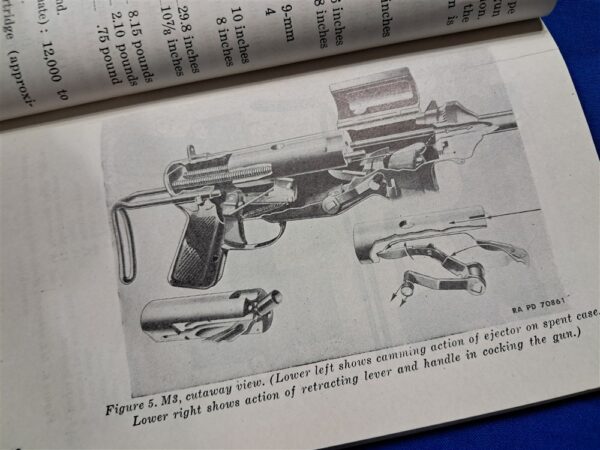 fm-23-41-field-manual-for-the-m-3-grease-gun-sub-machine-1949-dated-excellent-scribble-to-front